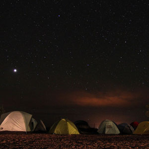 Sleep while camping - Image: Lazurite via The Conversation