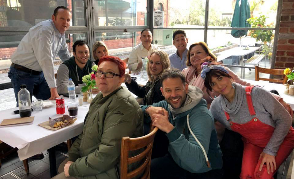 Is this thing on - the cast.