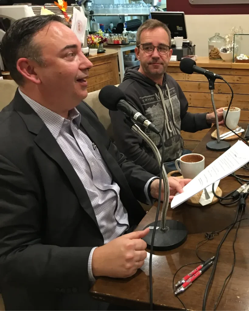 Steve davis and Nigel dobson on the adelaide show podcast